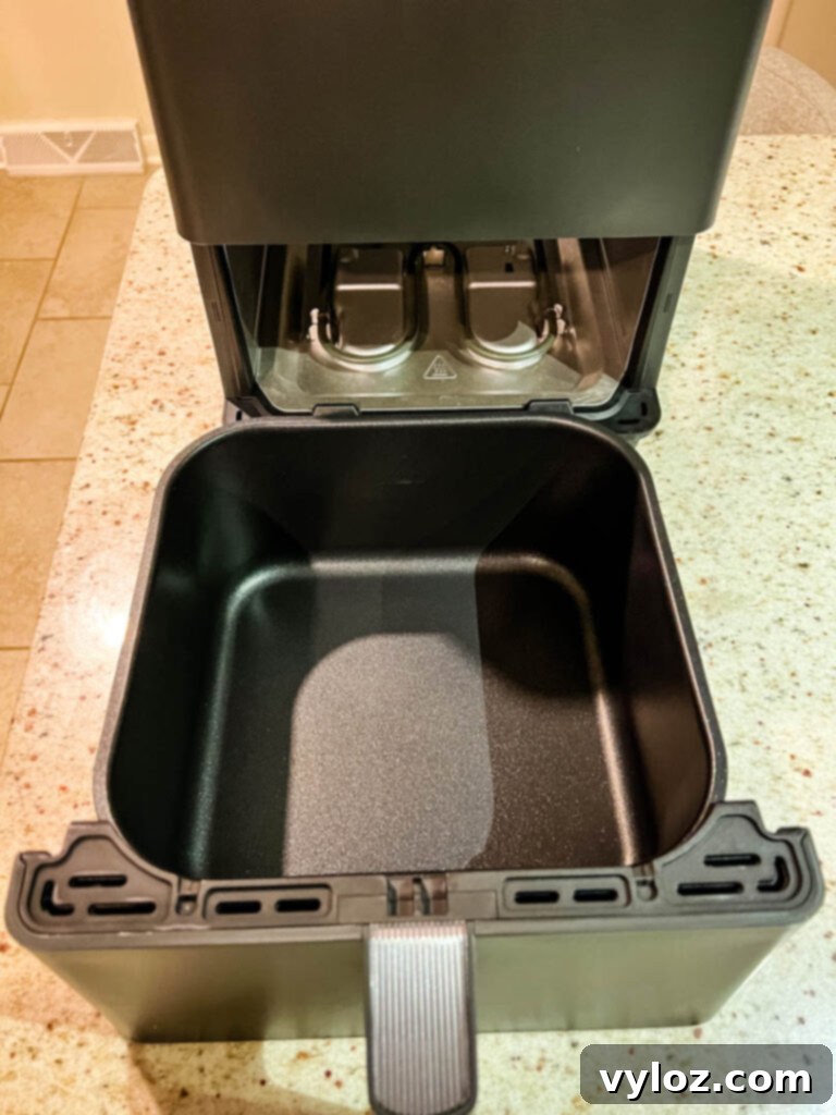 Cosori Dual Blaze Air Fryer with accessories