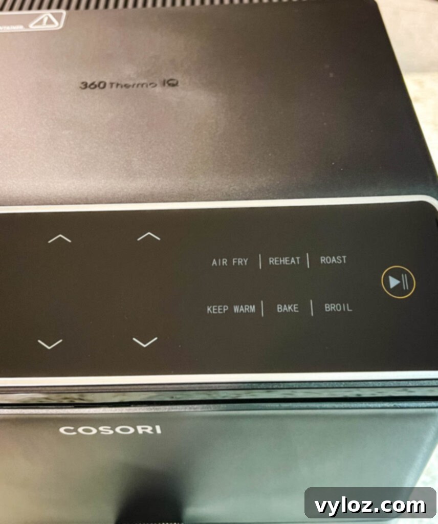 Cosori Air Fryer app interface