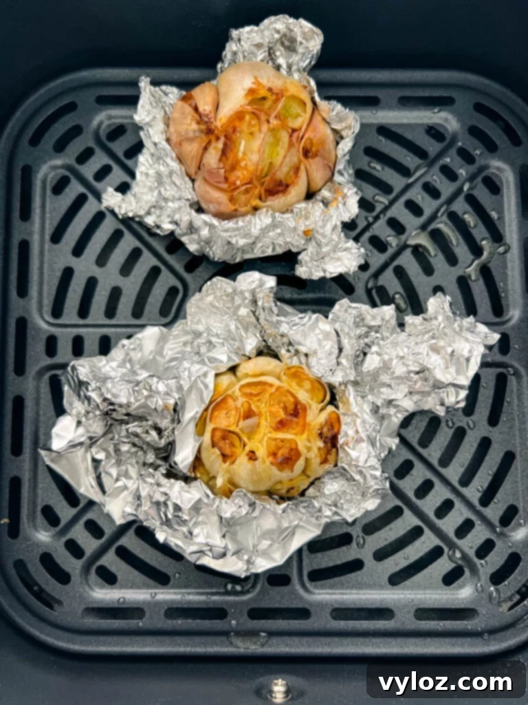 roasted garlic in air fryer