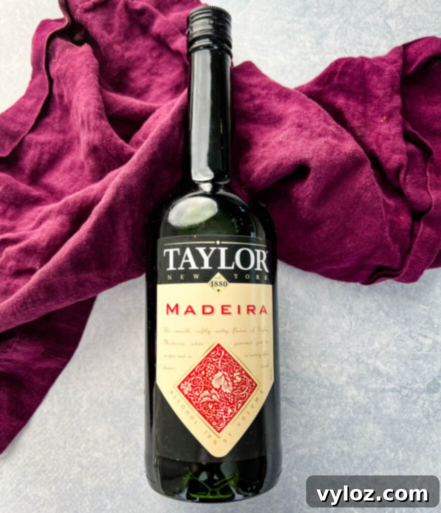 a bottle of Madeira wine