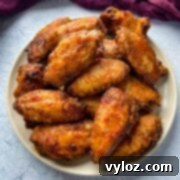 dry rub chicken wings on a plate