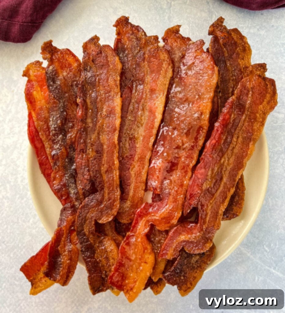 Ultimate Traeger Smoked Bacon 2 smoked bacon on a plate