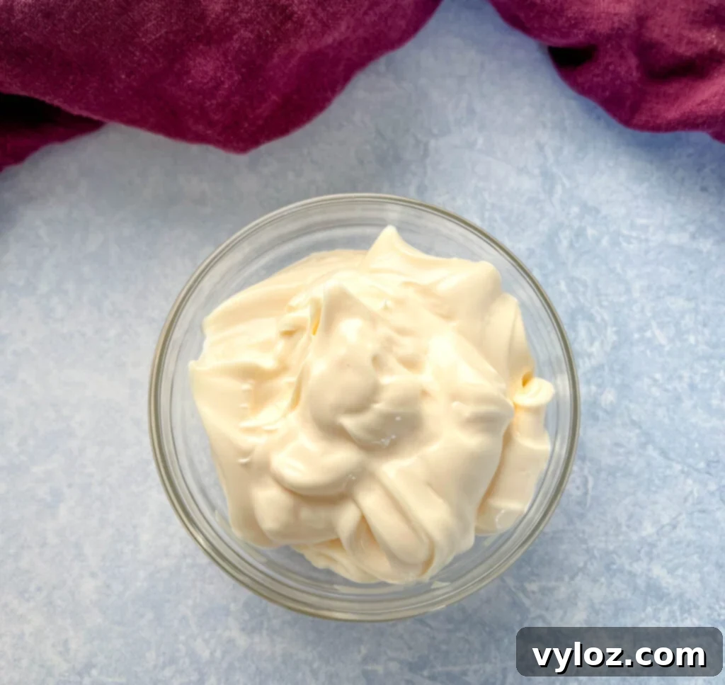 mayo in a glass bowl