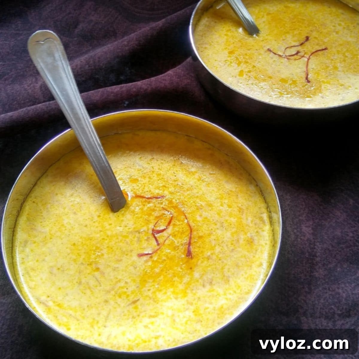 Delicious Kaddu Kheer with Jaggery, a healthy Indian pumpkin pudding