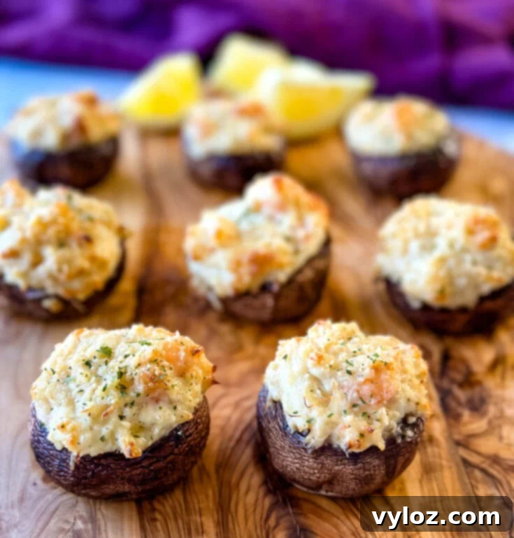 30 Must-Try Super Bowl Recipes for 2025 18 Seafood Stuffed Mushrooms with Crab and Shrimp