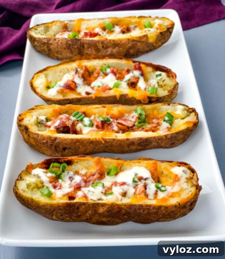 30 Must-Try Super Bowl Recipes for 2025 38 Air Fryer Potato Skins