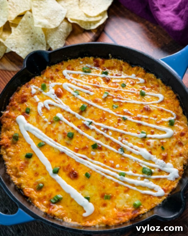 30 Must-Try Super Bowl Recipes for 2025 5 Rotisserie Buffalo Chicken Dip with Ranch