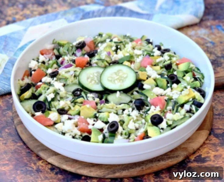 Zucchini Noodle Pasta Salad