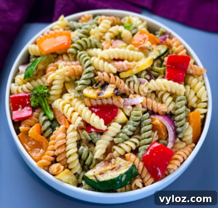 Rotini Vegetable Pasta Salad
