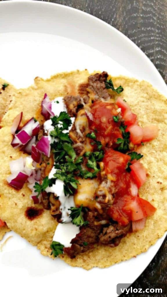 10-Minute Instant Pot Carne Asada Tacos 5 Vibrant Instant Pot 10-Minute Steak Tacos (Carne Asada) with creamy sour cream and juicy tomatoes