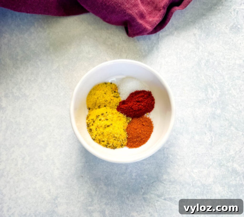 hot lemon pepper spices in a white bowl