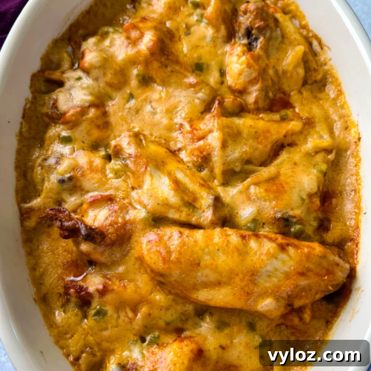 Smothered Chicken Wings Recipe