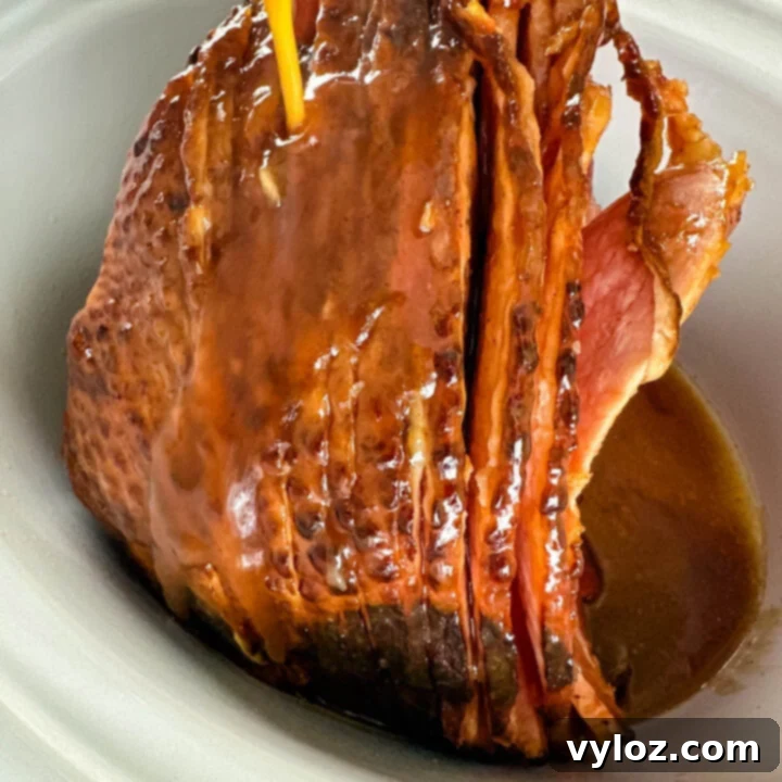 Slow Cooker Glazed Ham