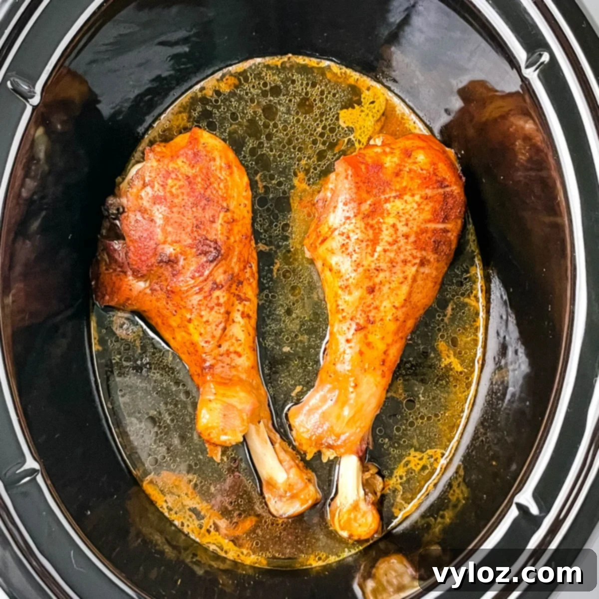 Slow Cooker Turkey Legs