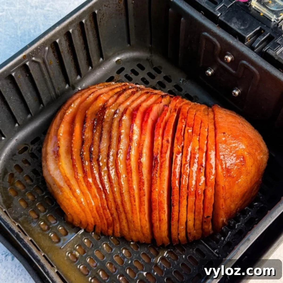 Air Fryer Honey Glazed Baked Ham