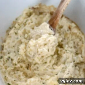 mashed potatoes in a Crockpot slow cooker with butter