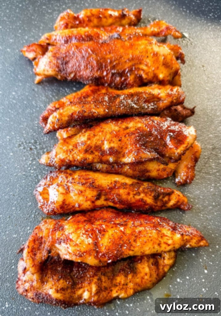 smoked chicken tenders on a sheet pan, ready to be served