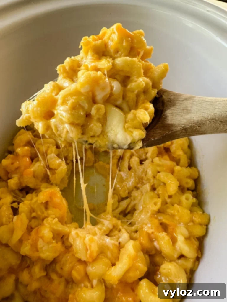 Effortless Crockpot Mac and Cheese 2 a wooden spoonful of slow cooker Crockpot mac and cheese