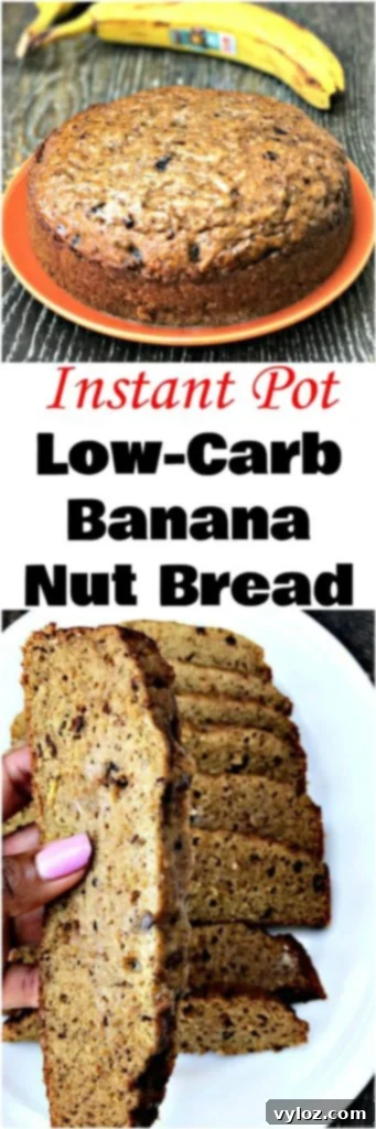 instant pot low carb banana nut bread