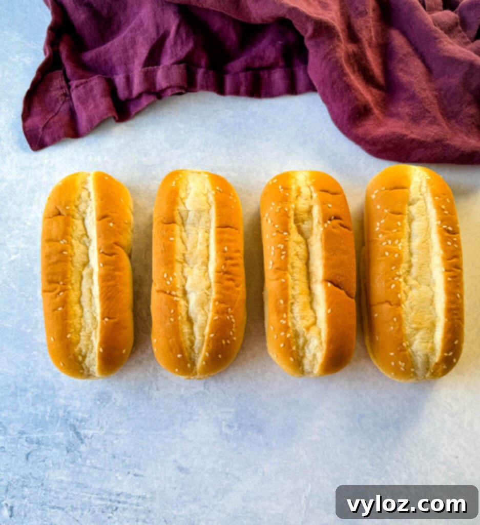 hero sub roll on a flat surface