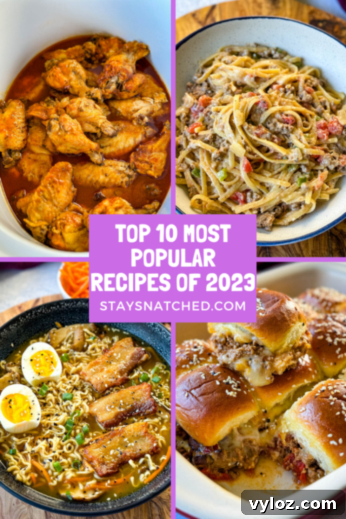 top 10 most popular recipes