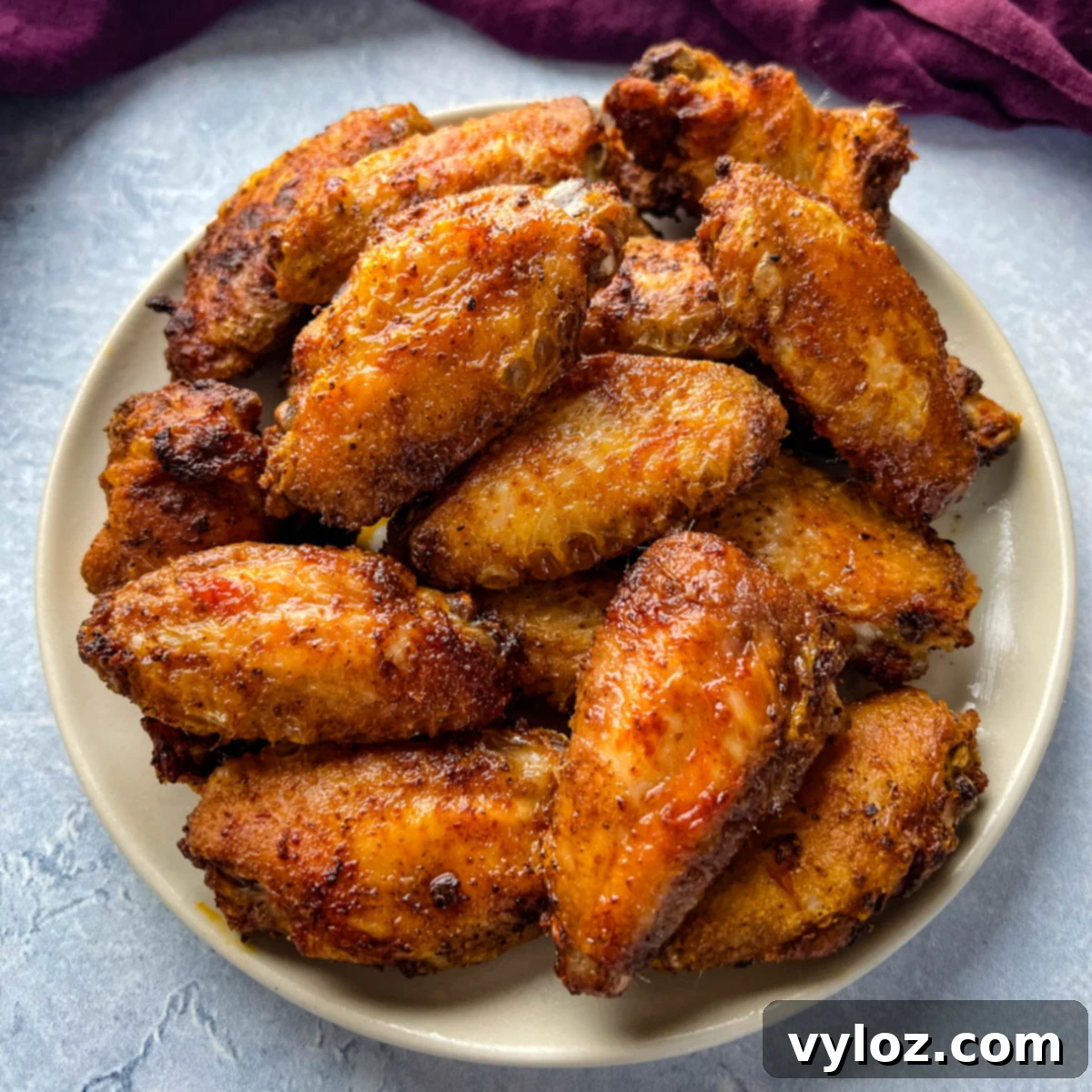 Crispy Dry Rub Chicken Wings