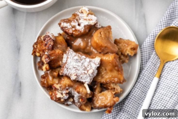 Warm and cozy Bread Pudding, a classic dessert perfect for chilly days