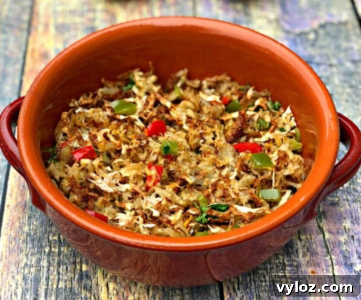 Air Fryer Loaded Hash Browns, quick and easy vegetarian and vegan breakfast