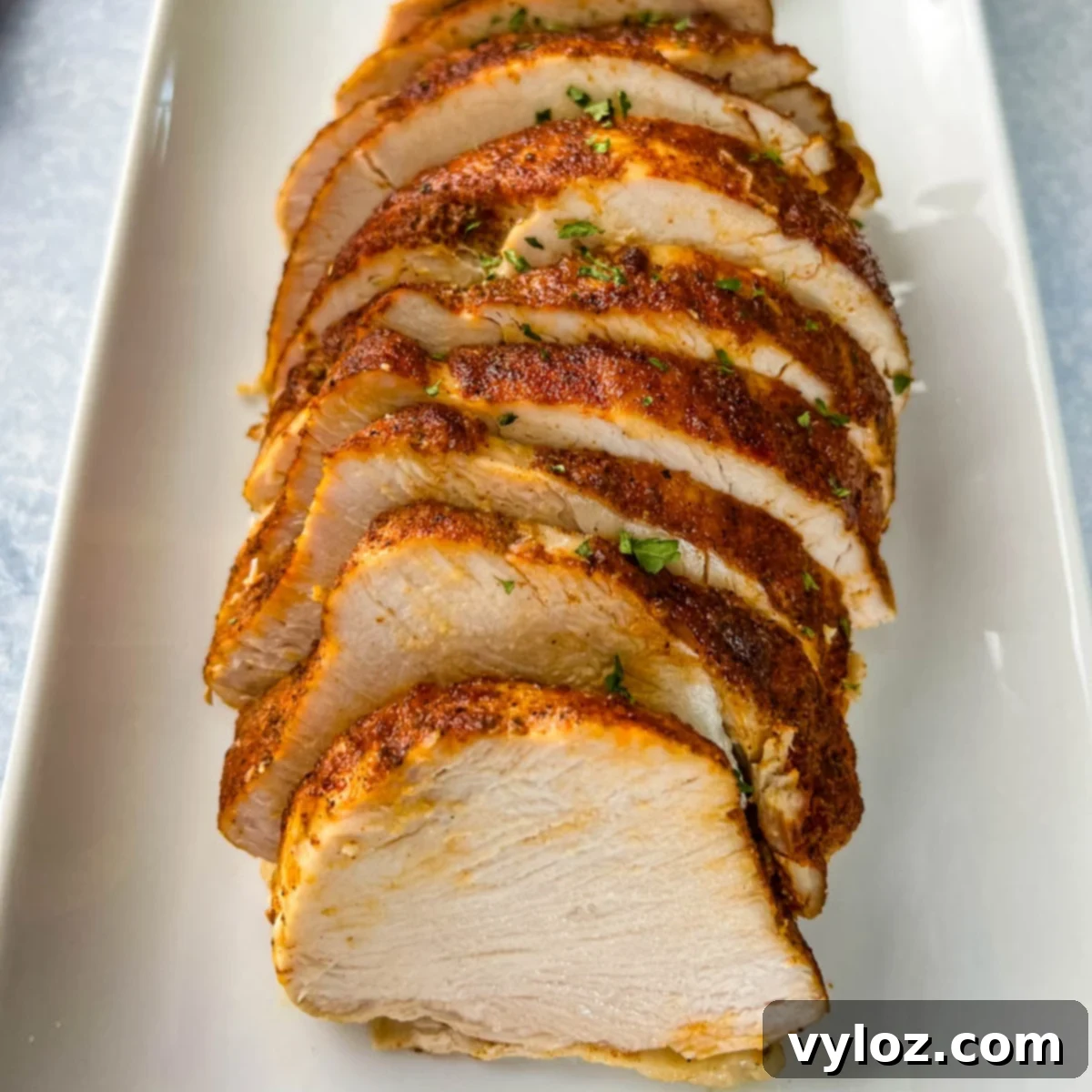 Slow Cooker Boneless Turkey Breast, tender and juicy