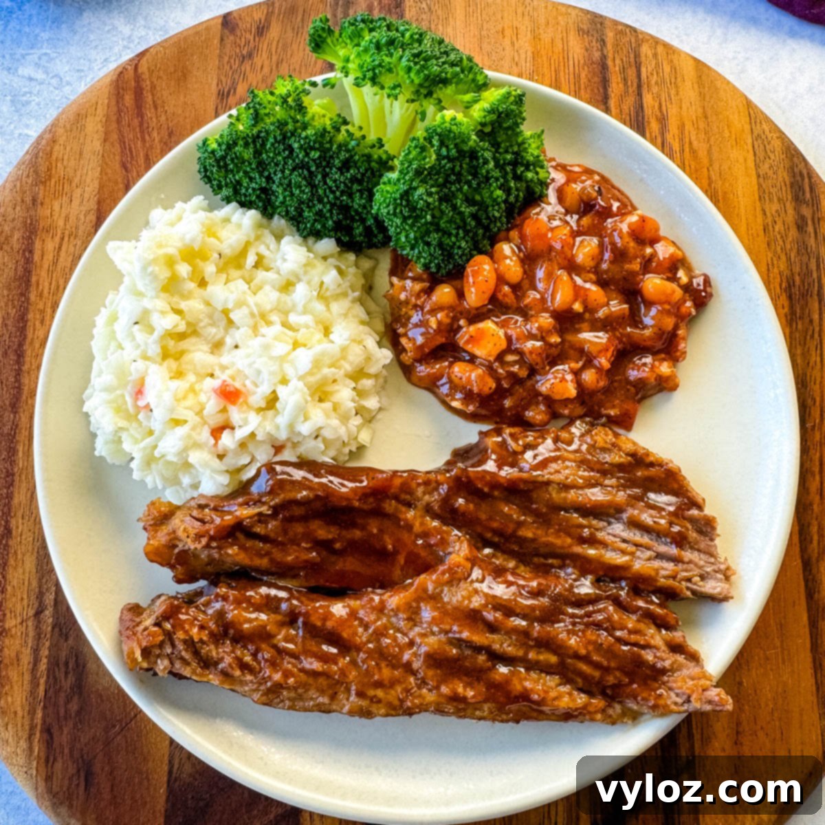 Slow Cooker Crockpot BBQ Brisket, tender, melt-in-your-mouth goodness with homemade spice rub