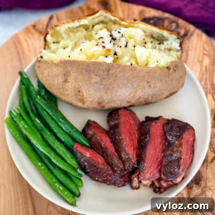 Smoked Filet Mignon, tender, juicy, melt-in-your-mouth steak with homemade rub