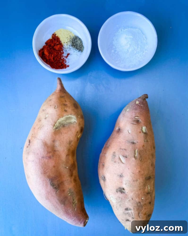 Air Fryer Crispy Crunchy Sweet Potato Fries