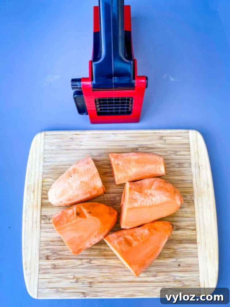 Air Fryer Crispy Crunchy Sweet Potato Fries