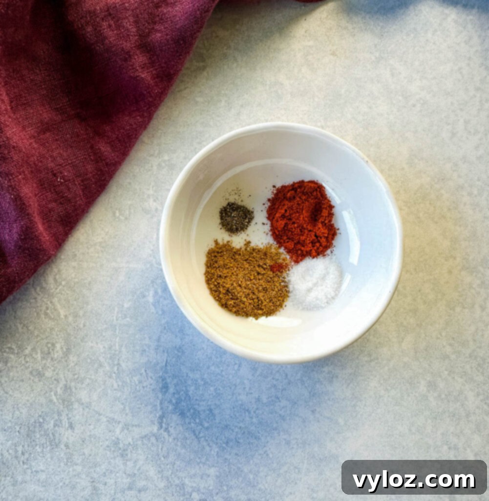 spices in a white bowl