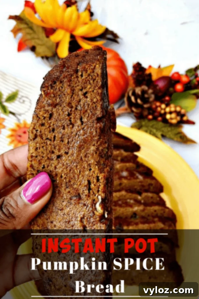 Easy Instant Pot Low-Carb Pumpkin Spice Bread 6 instant pot pumpkin spice bread