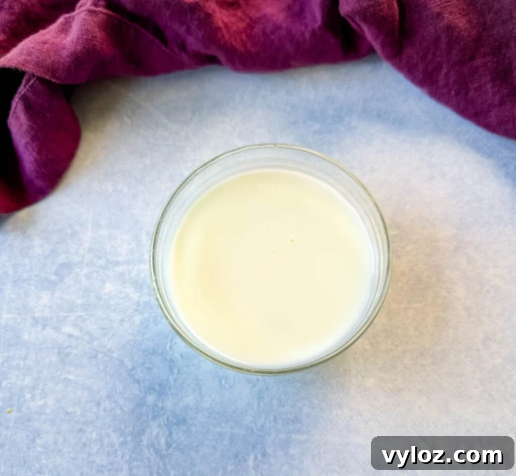 Simple Catfish Nuggets 4 buttermilk in a glass bowl