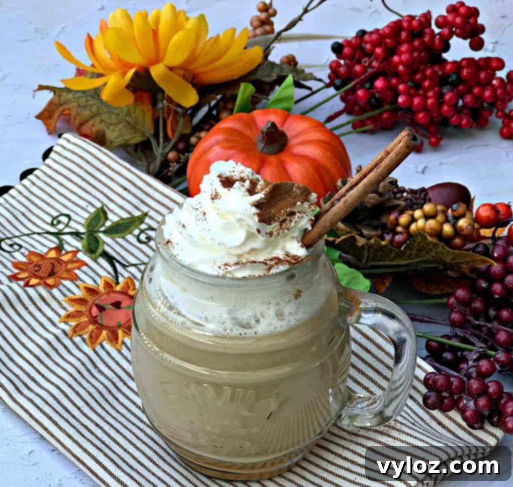 Delicious Instant Pot Skinny Pumpkin Spice Latte with whipped cream