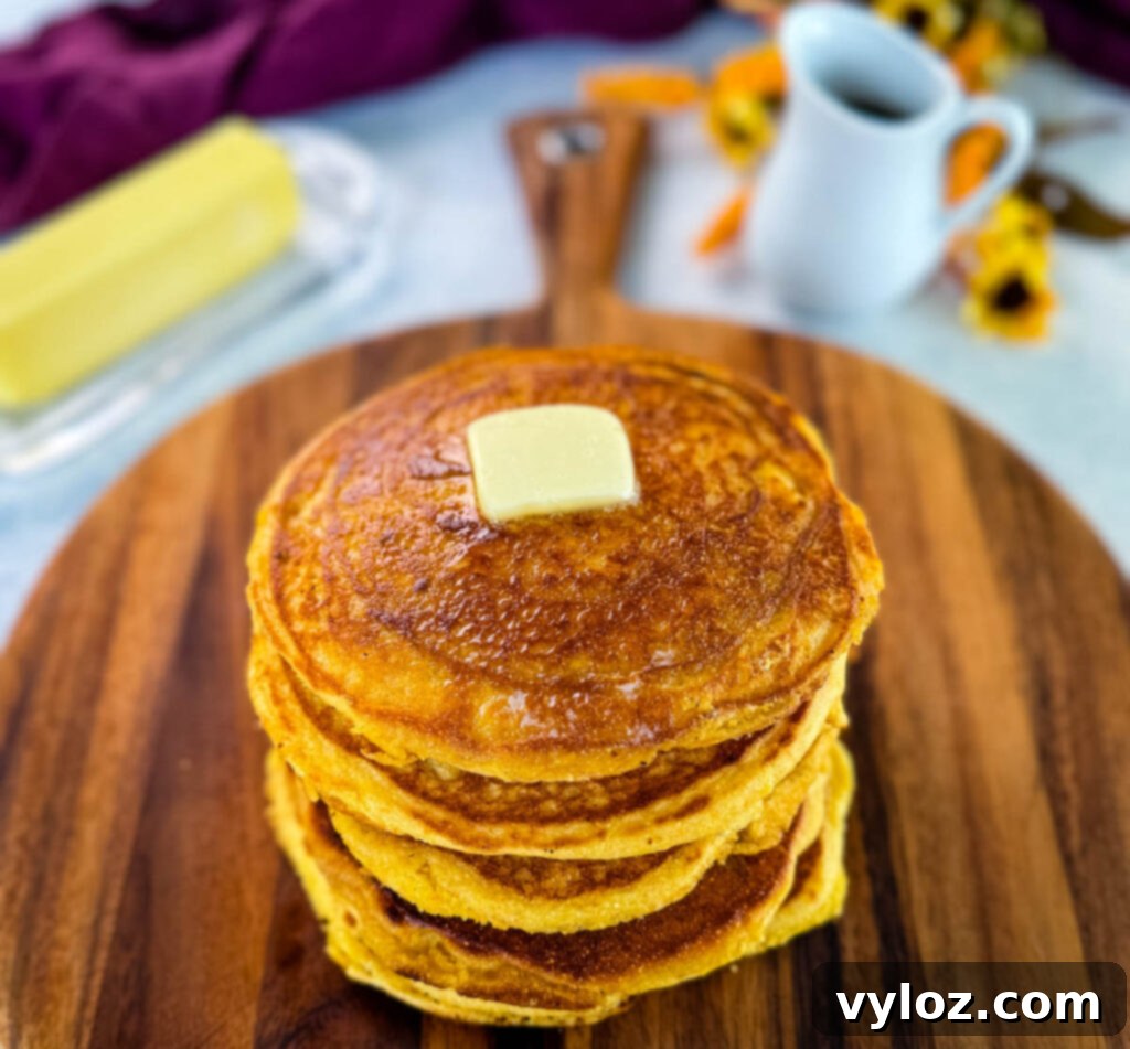 Crispy Golden Fried Cornbread 9 fried cornbread with butter on a plate