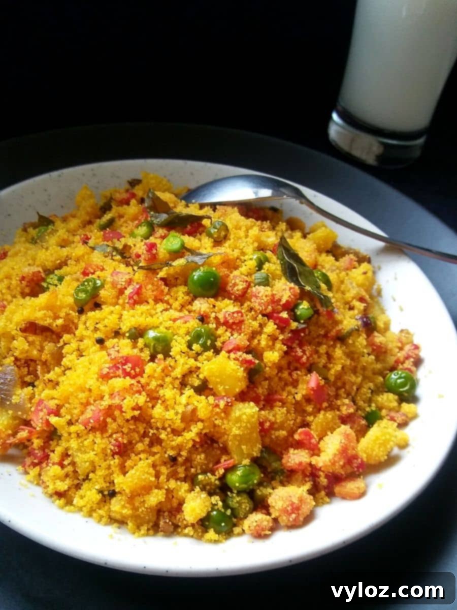 Perfectly Fluffy Sooji Upma 5 Semolina Upma Recipe