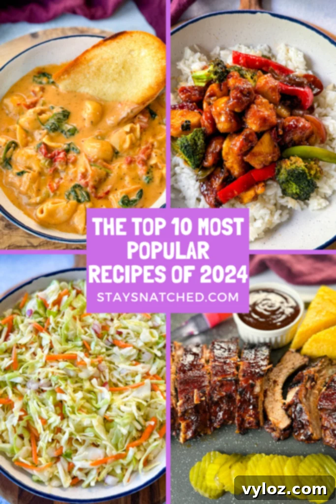 The 10 Hottest Stay Snatched Recipes for 2024 2 Top 10 Most Popular Recipes of 2024 - A Culinary Year in Review