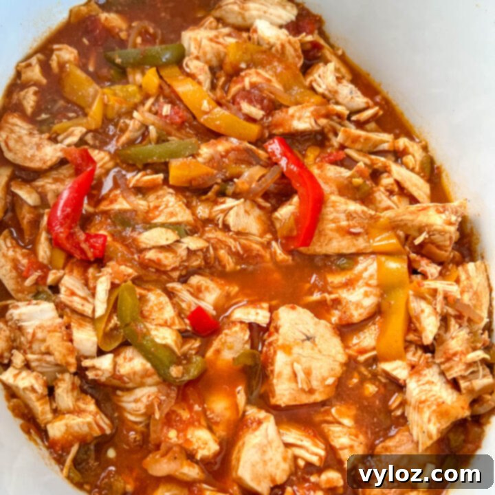 Snatched Summer Body Meal Plan 11 Easy Slow Cooker Crockpot Chicken Fajitas with bell peppers and onions