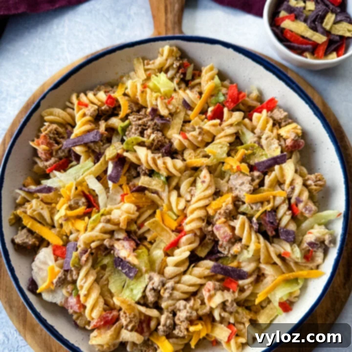 Snatched Summer Body Meal Plan 25 Vibrant and flavorful Taco Pasta Salad with zesty seasoning
