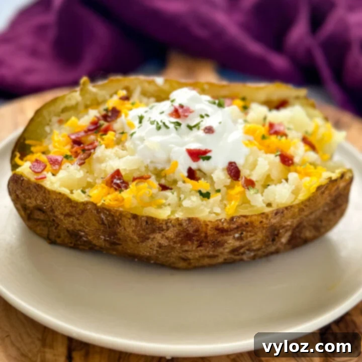 Smoked Baked Potatoes recipe