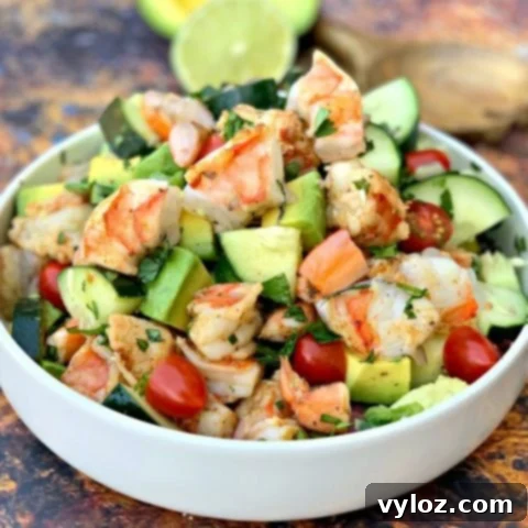 Shrimp and Avocado Ceviche Salad