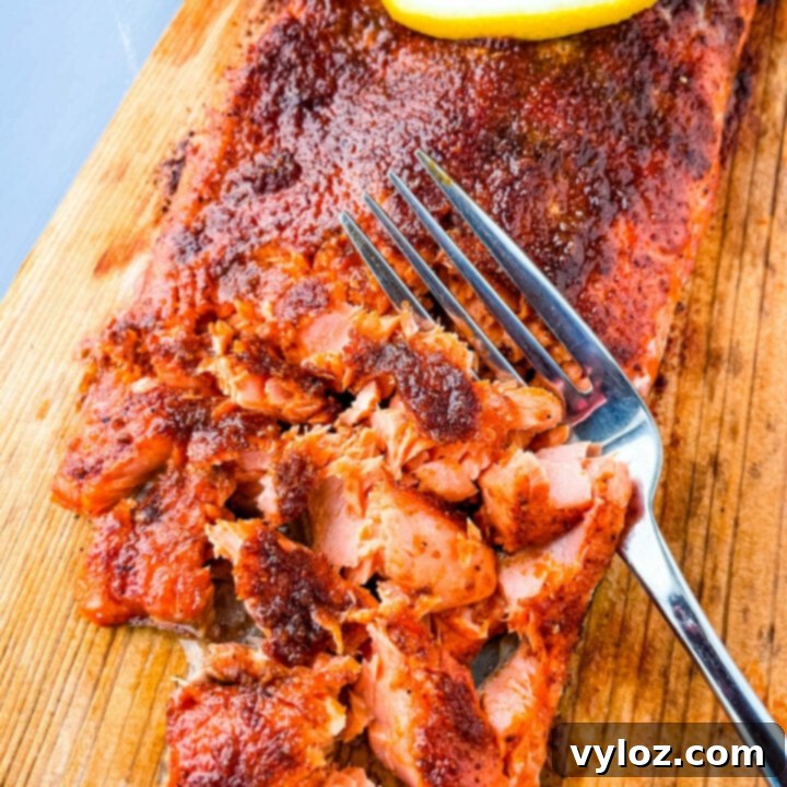 Easy Grilled Cedar Plank Salmon