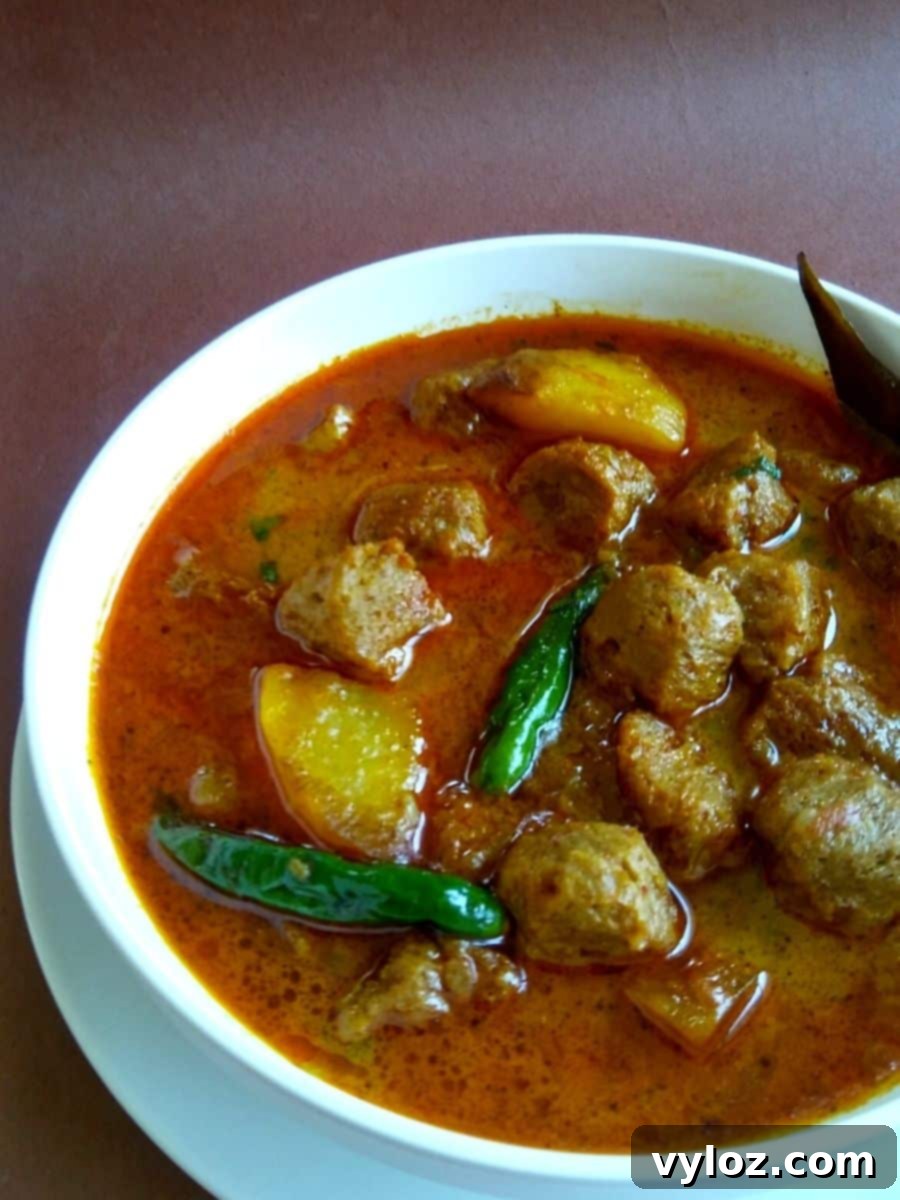 Delicious Soya Chunks Potato Curry Ready to Serve