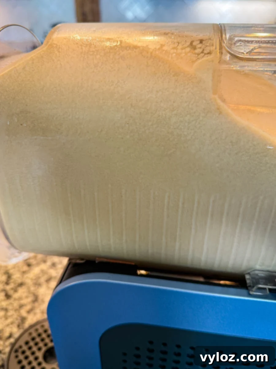 Frozen Shadow Espresso Martini 6 espresso martini churning in Ninja Slushi