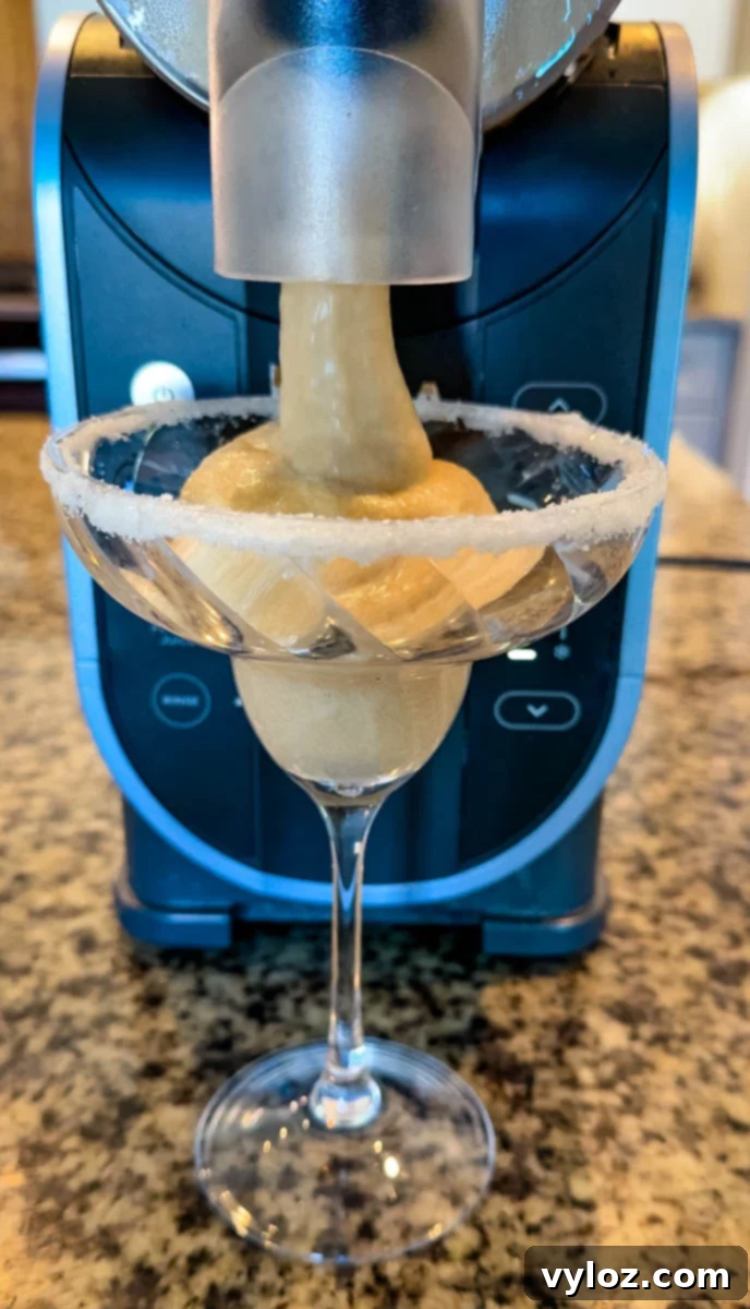 Frozen Shadow Espresso Martini 7 espresso martini dispersed from Ninja Slushi machine