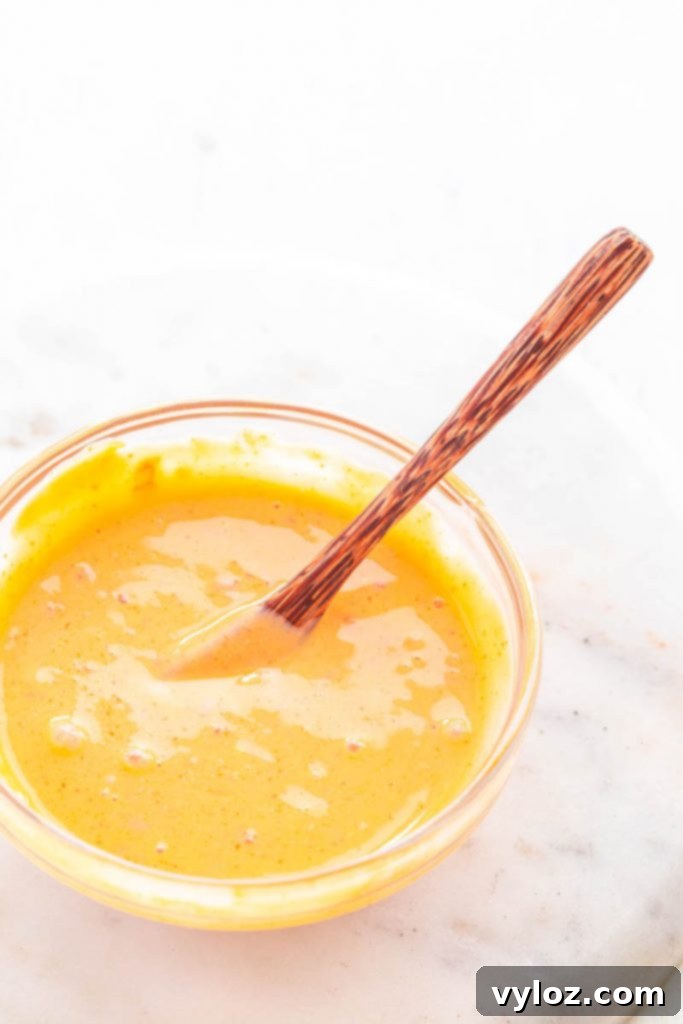 Crispy Air Fryer Bang Bang Shrimp 9 Creamy bang bang sauce prepared in a bowl