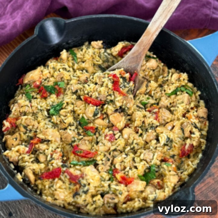 Marry Me Chicken and Rice, a creamy one-pot dish